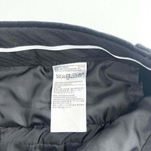 Banana Republic Women's Trouser Pants Sloan Black Petite Size 10 HEMMED - Picture 6 of 10